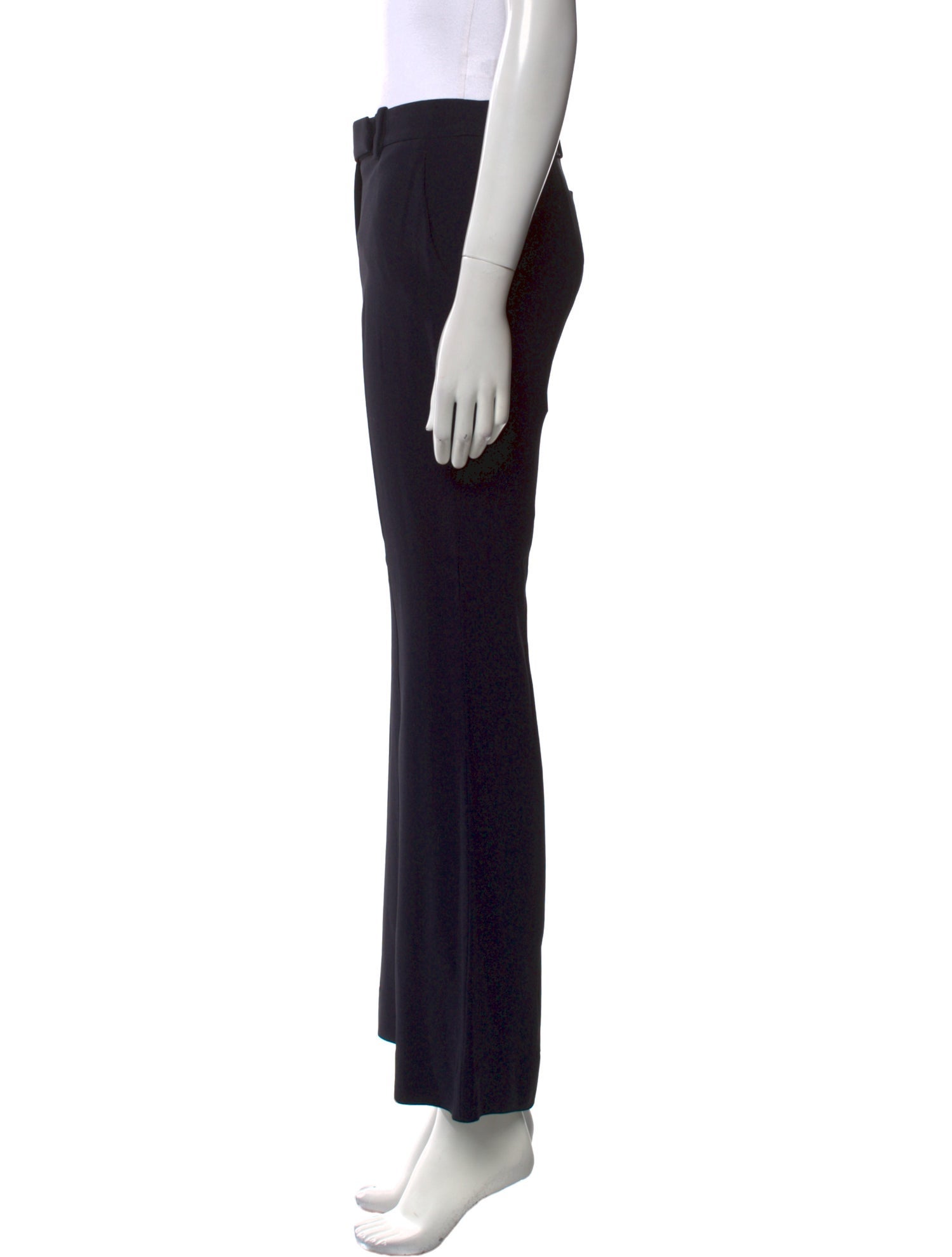 Alexander McQueen Virgin Wool Wide Leg Pants