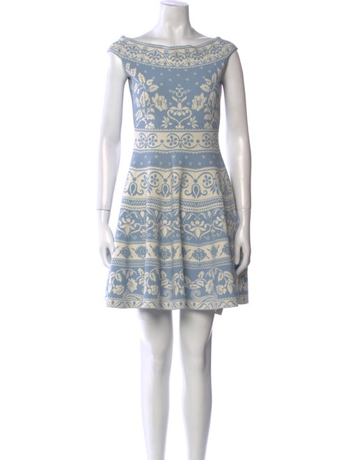 Alexander McQueen Printed Mini Dress
