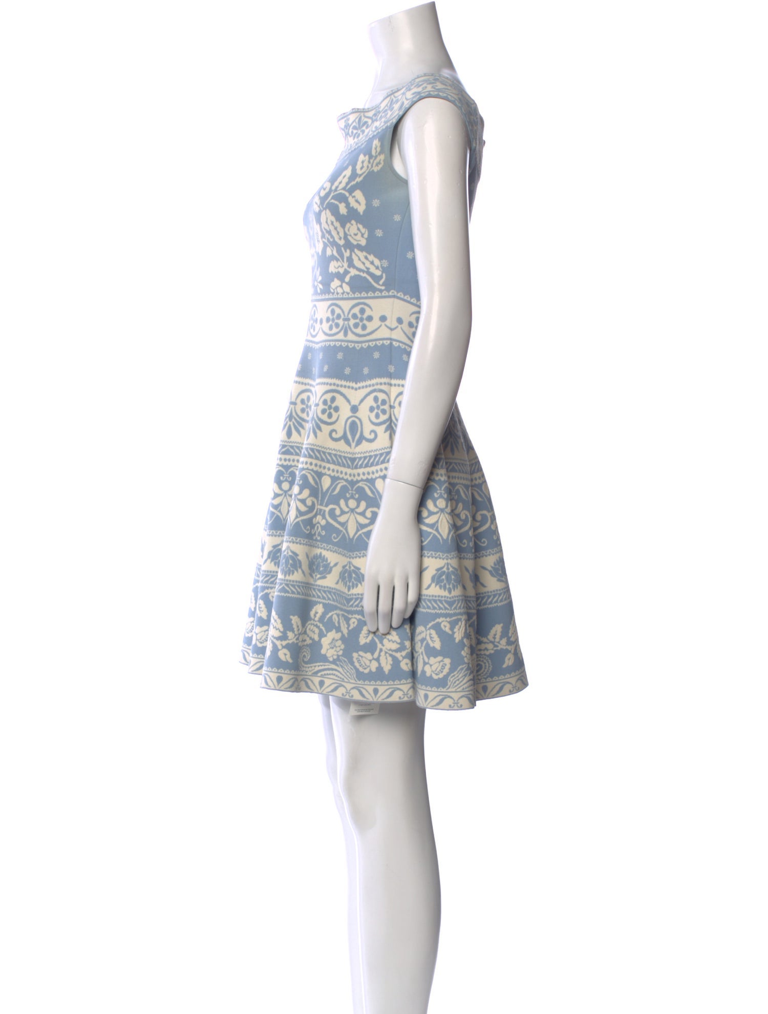 Alexander McQueen Printed Mini Dress