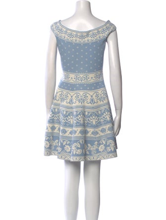 Alexander McQueen Printed Mini Dress