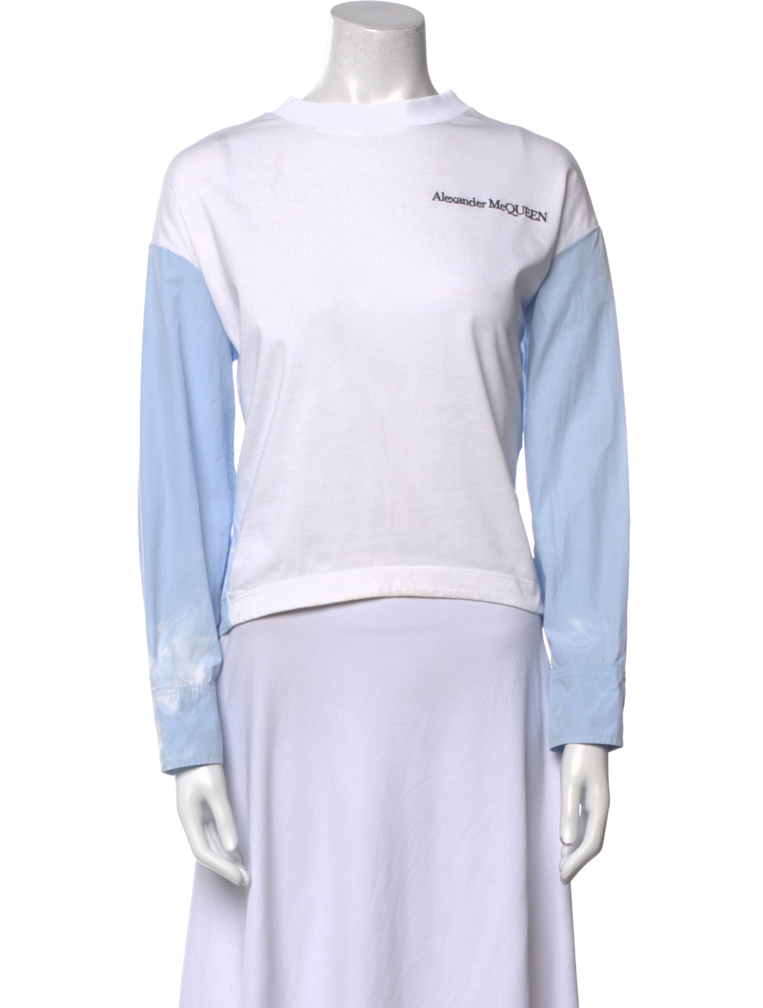 Alexander McQueen Graphic Print Crew Neck Sweatshirt