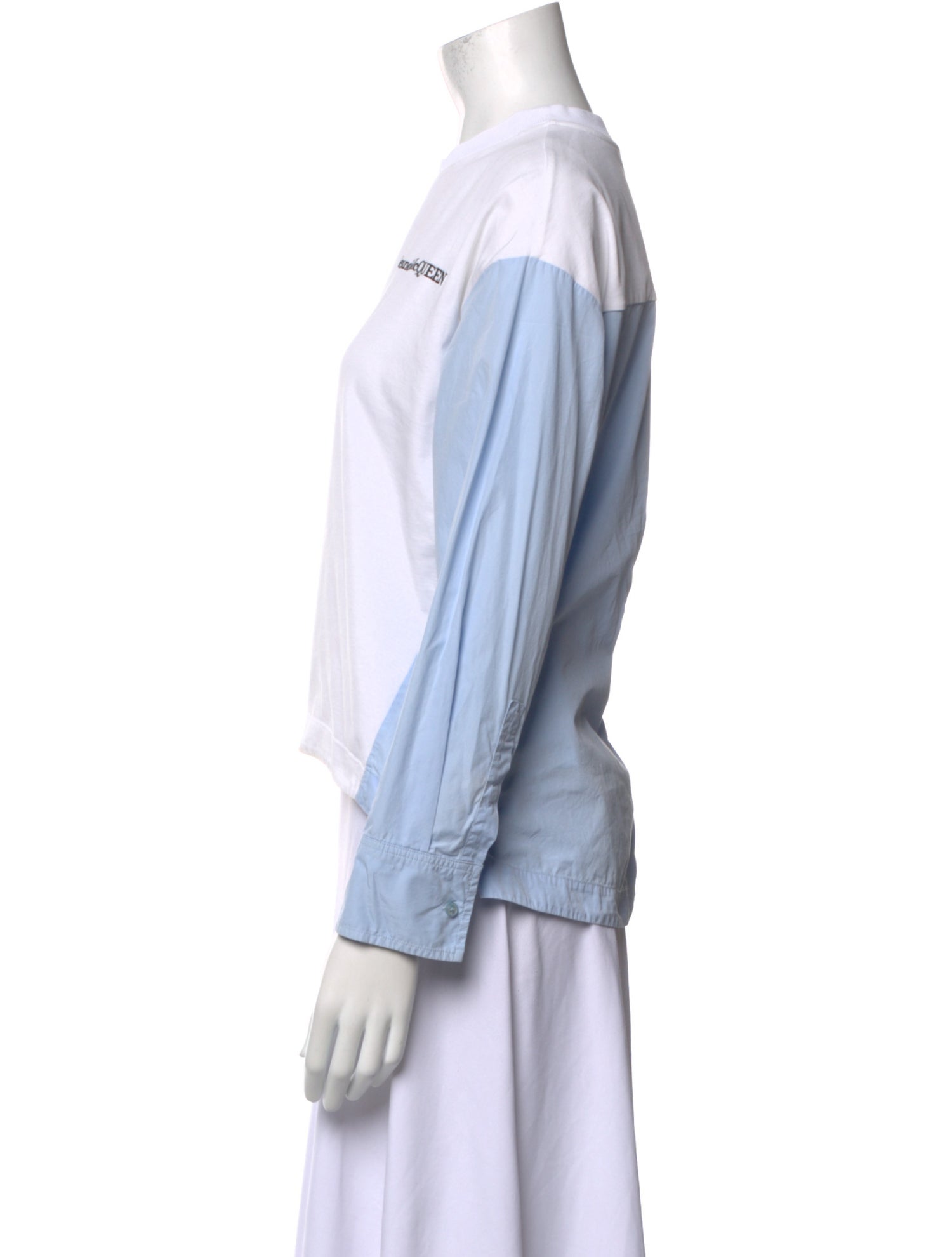 Alexander McQueen Graphic Print Crew Neck Sweatshirt