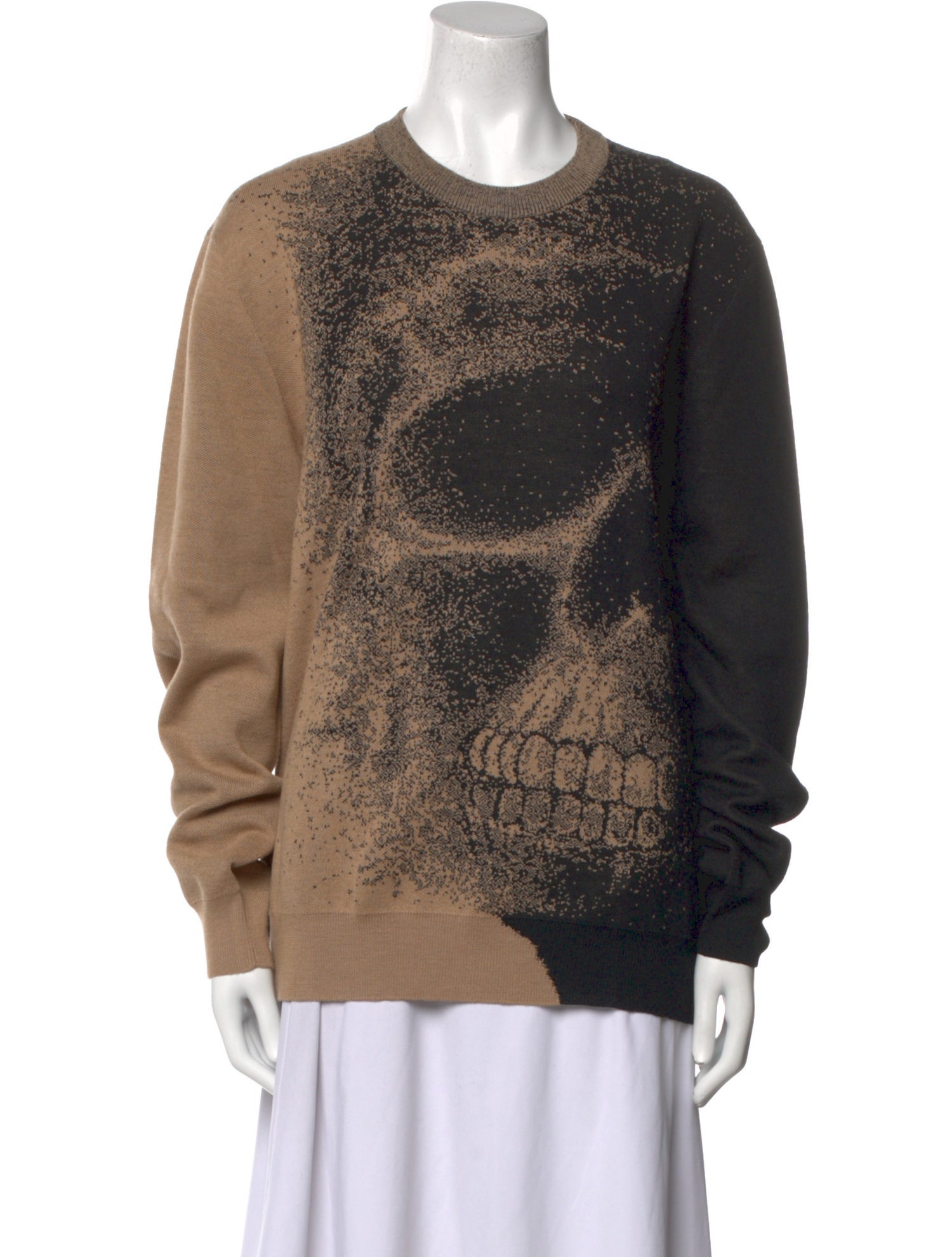 Alexander McQueen Wool Graphic Print Sweatshirt