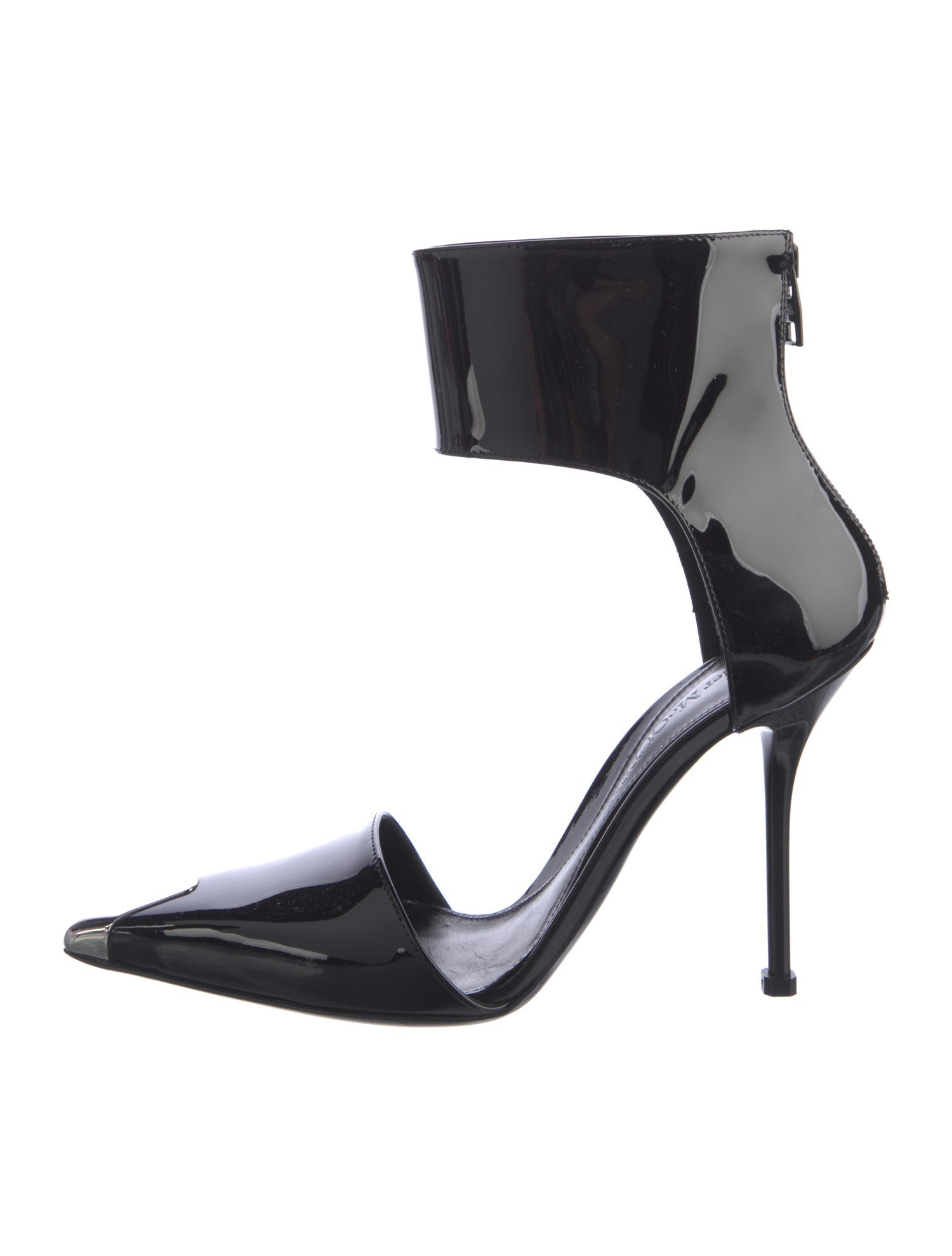 Alexander McQueen Patent Leather D'Orsay Pumps