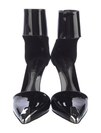 Alexander McQueen Patent Leather D'Orsay Pumps