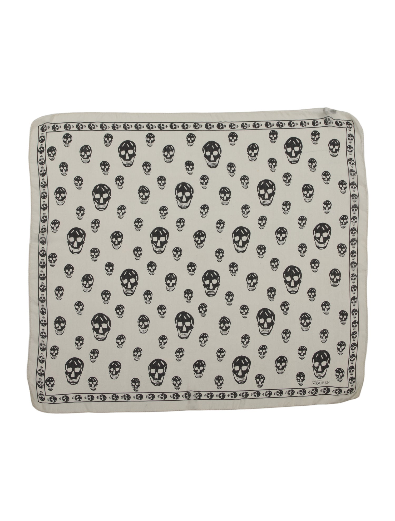 Alexander McQueen Silk Skull Scarf