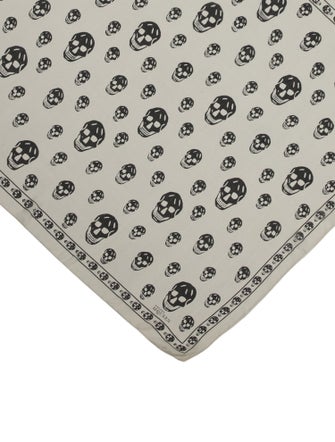 Alexander McQueen Silk Skull Scarf