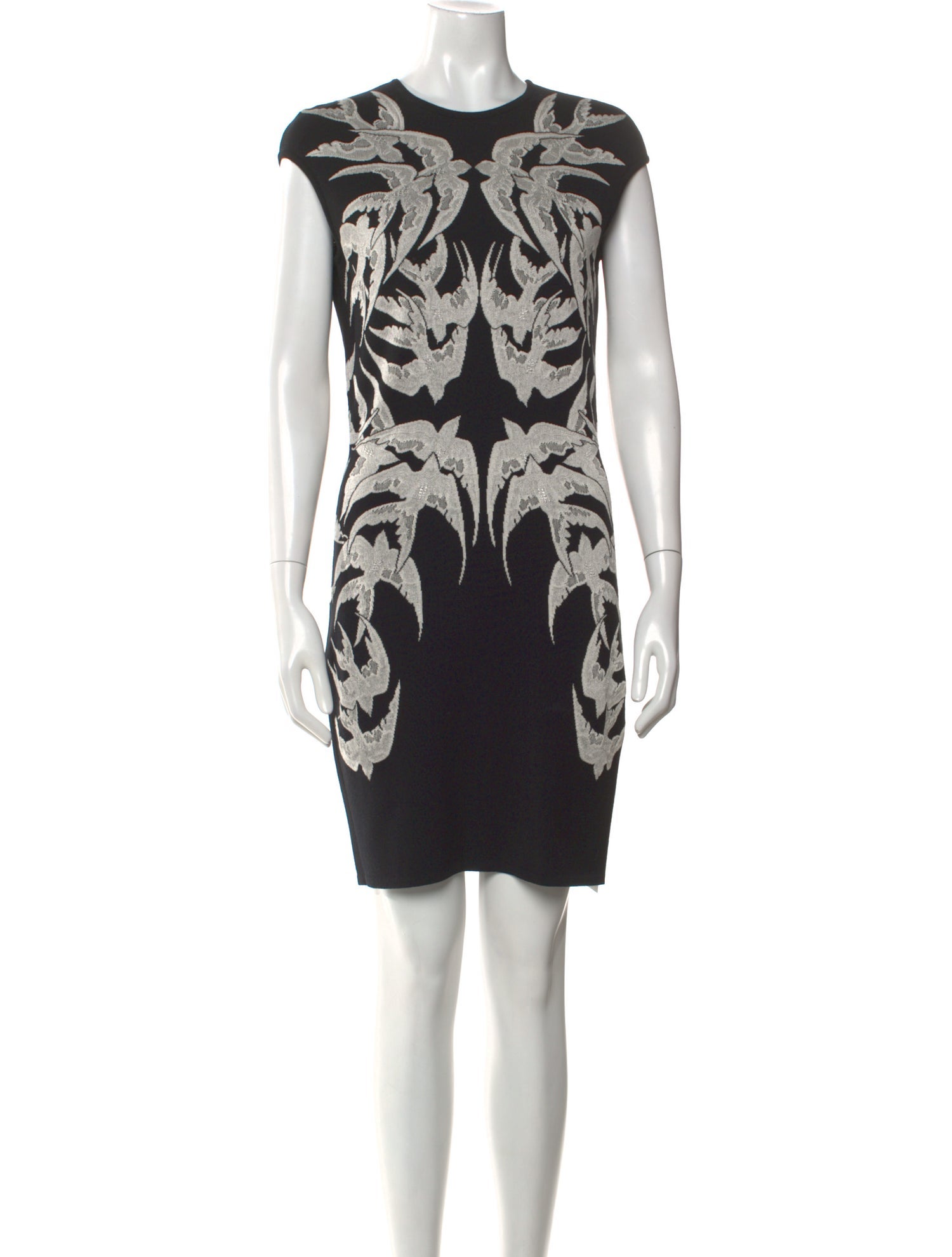 Alexander McQueen Wool Mini Dress