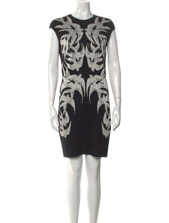Alexander McQueen Wool Mini Dress