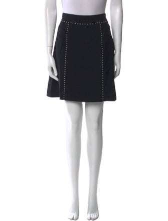 Alexander McQueen Virgin Wool Knee-Length Skirt