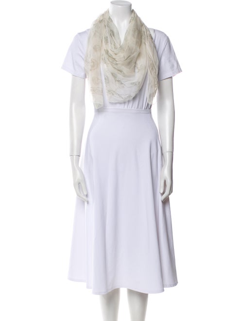 Alexander McQueen Silk Skull Scarf