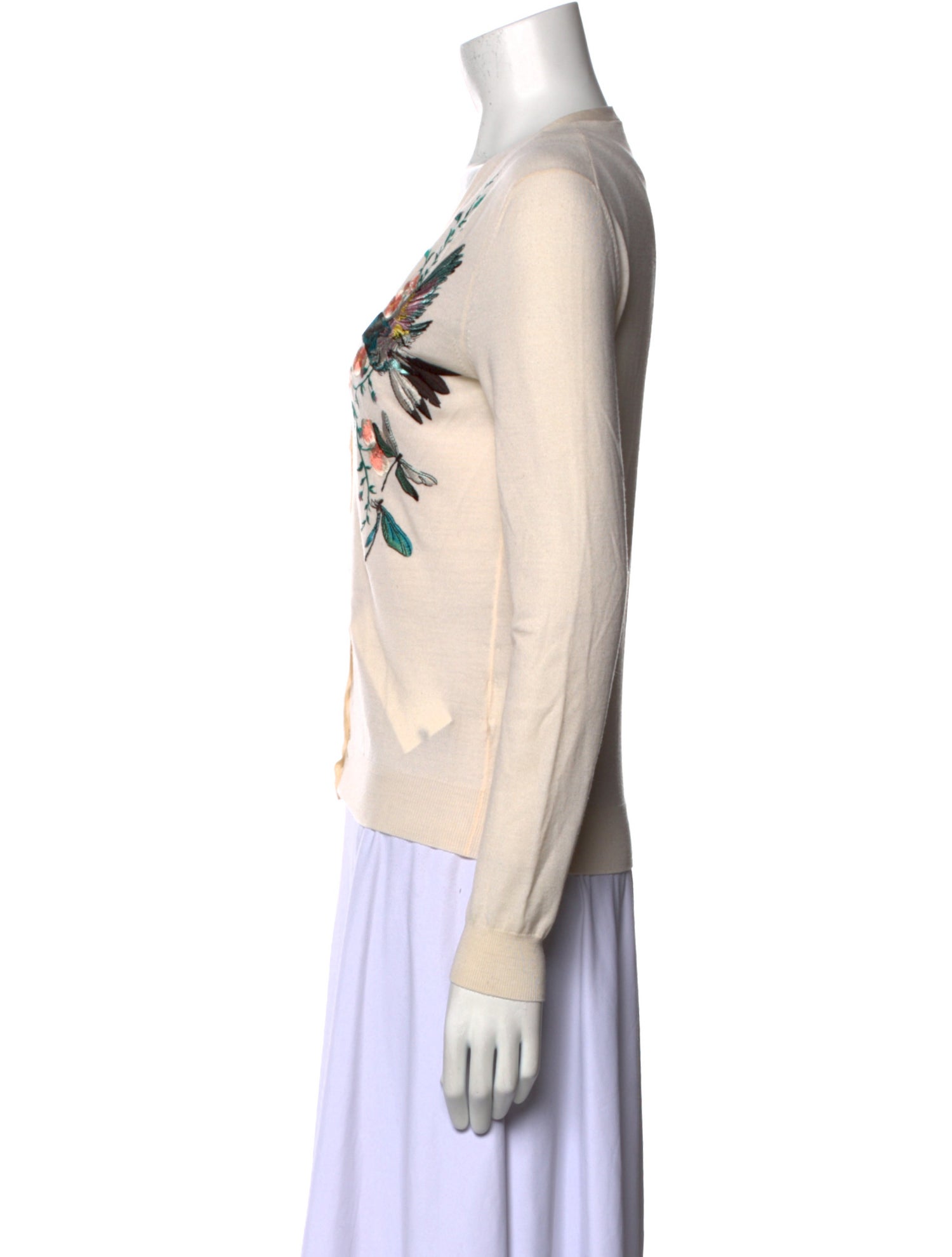 Alexander McQueen Wool Graphic Print Sweater