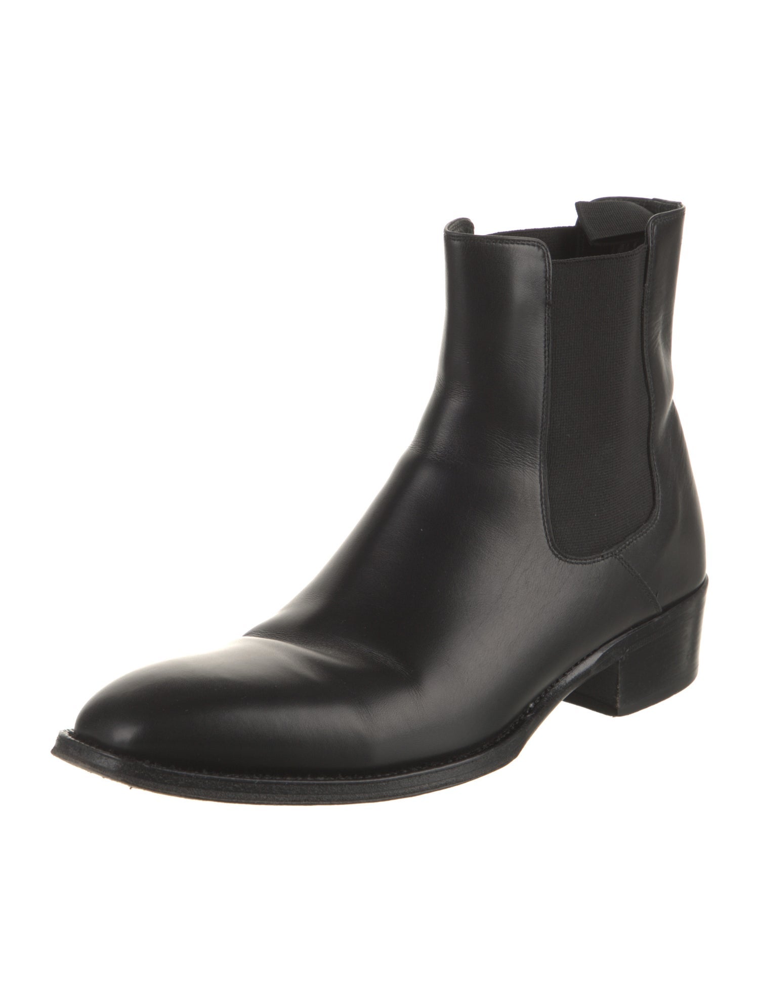 Alexander McQueen Leather Chelsea Boots