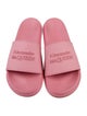 Alexander McQueen Rubber Slides