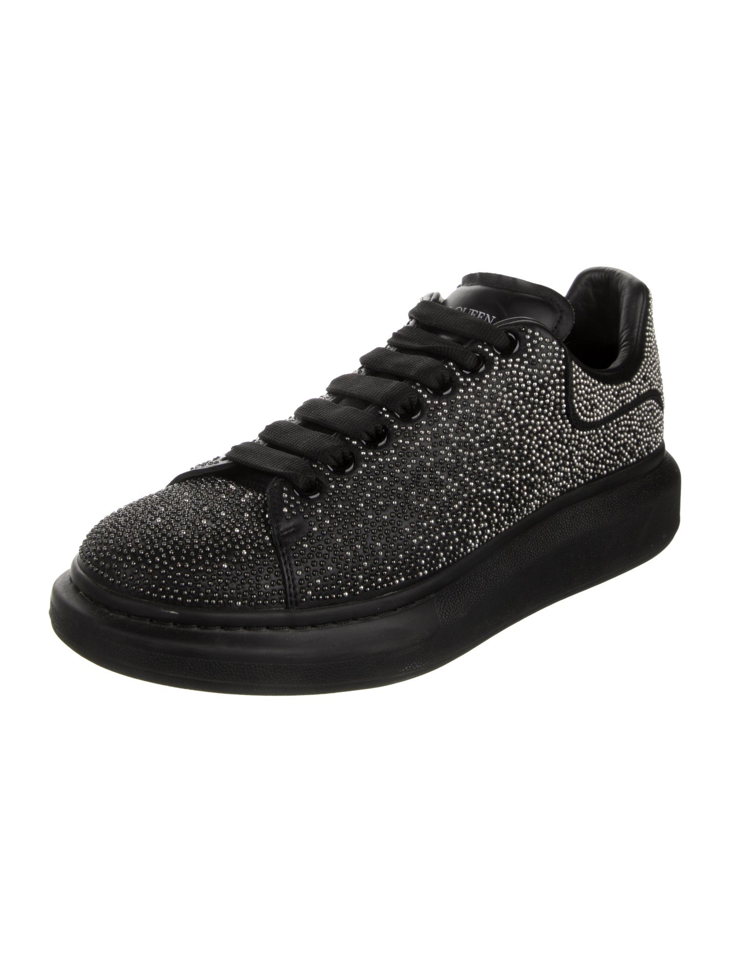 Alexander McQueen Leather Studded Accents Sneakers