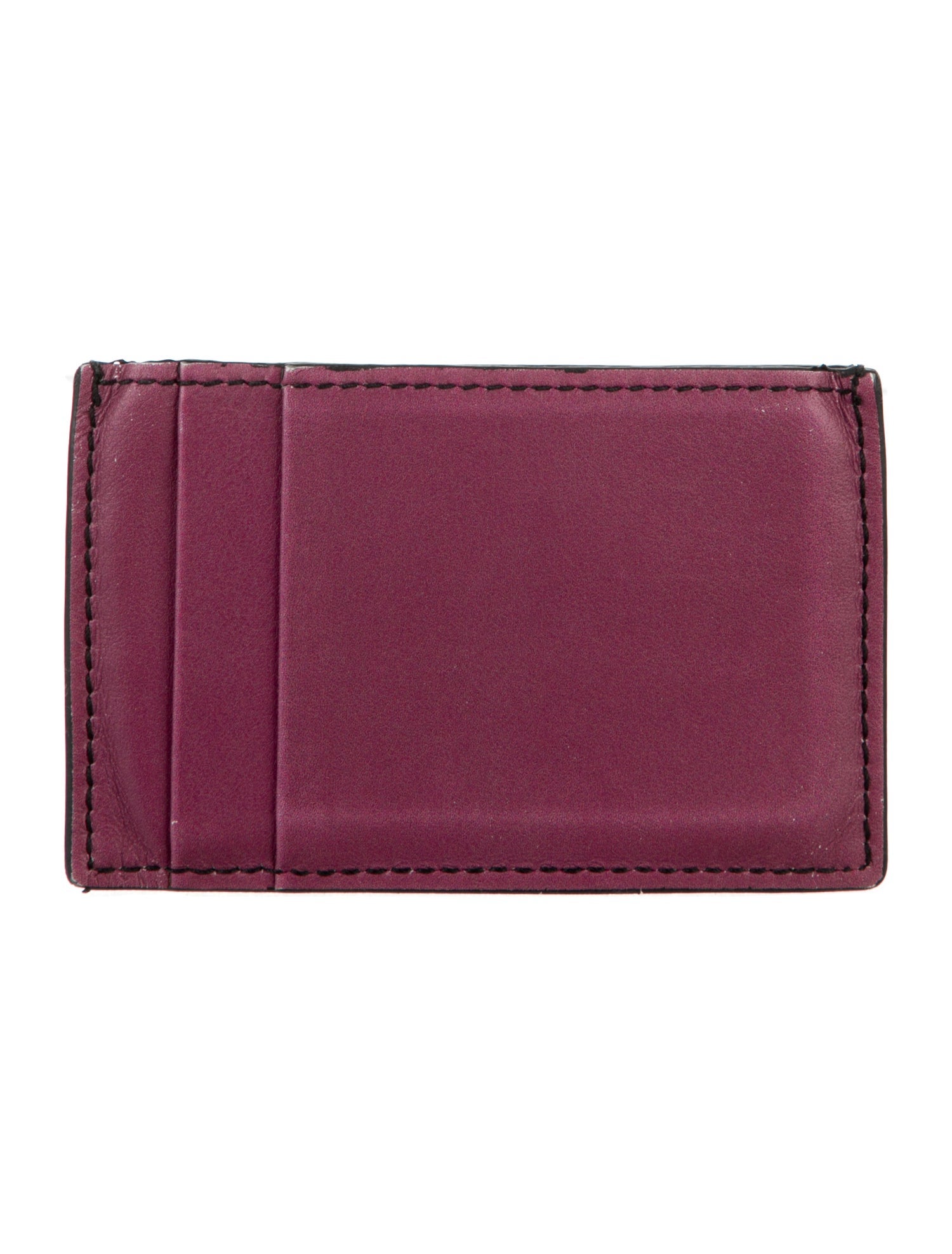 Alexander McQueen Leather Printed Card Holder