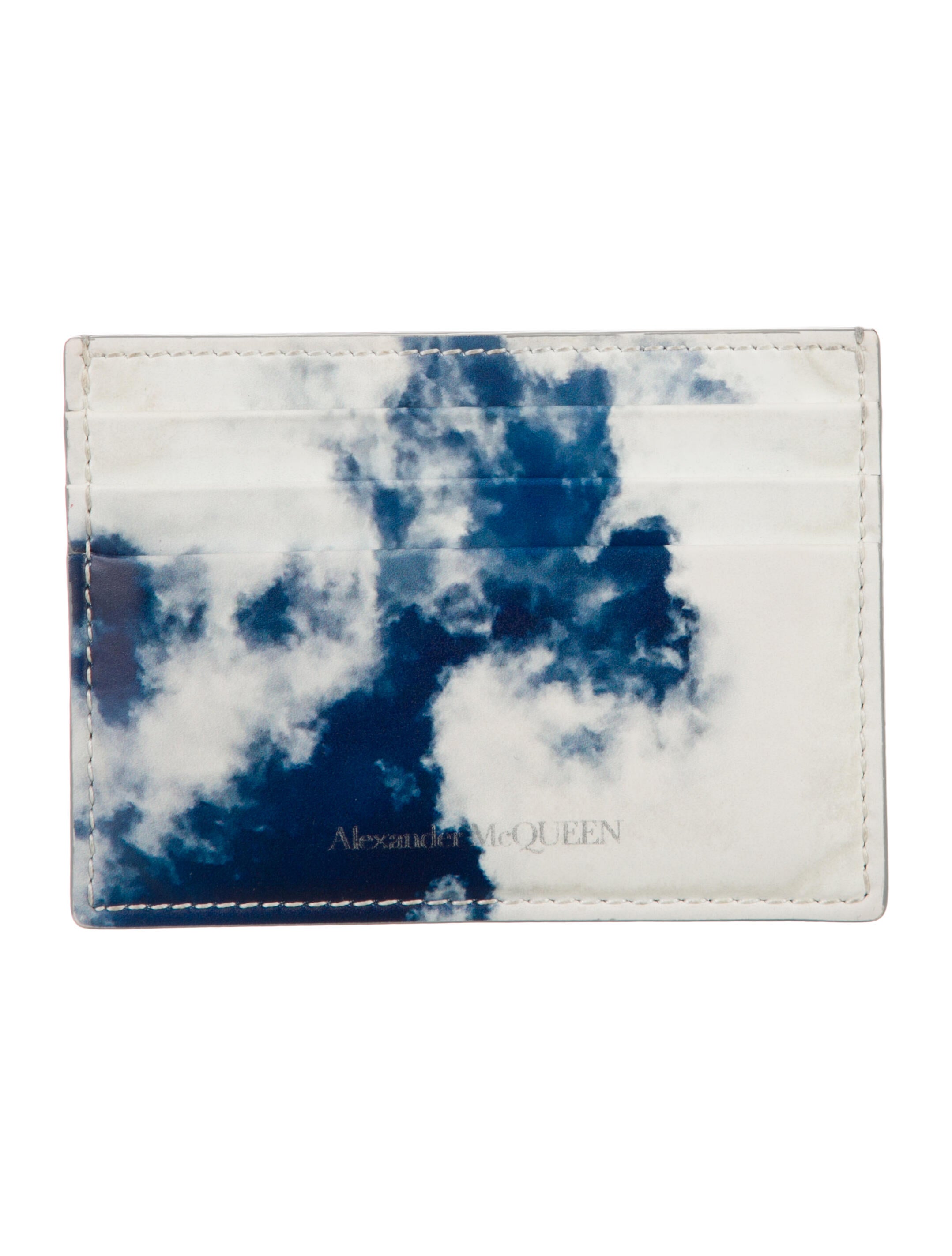 Alexander McQueen Tie-Dye Print Card Holder