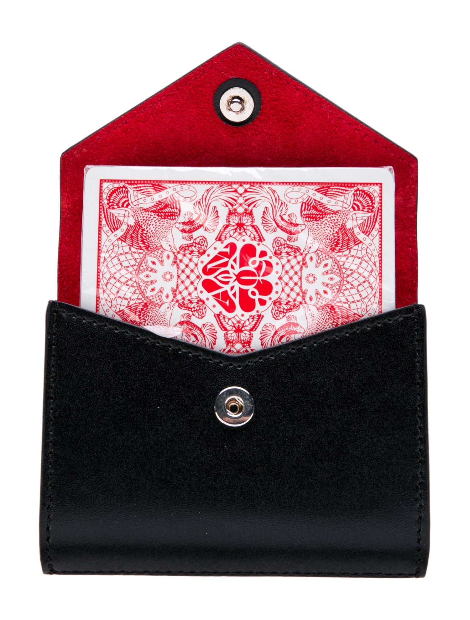 Alexander McQueen Alexander McQueen Playing Cards and Leather Skull Case Set