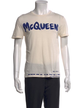 Alexander McQueen Graphic Print Crew Neck T-Shirt