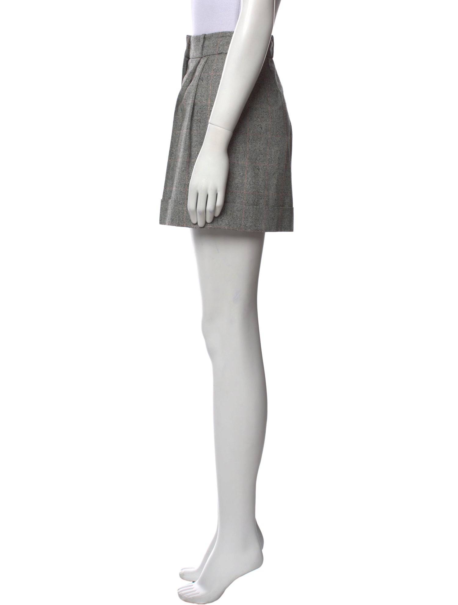 Alexander McQueen Virgin Wool Mini Shorts w/ Tags