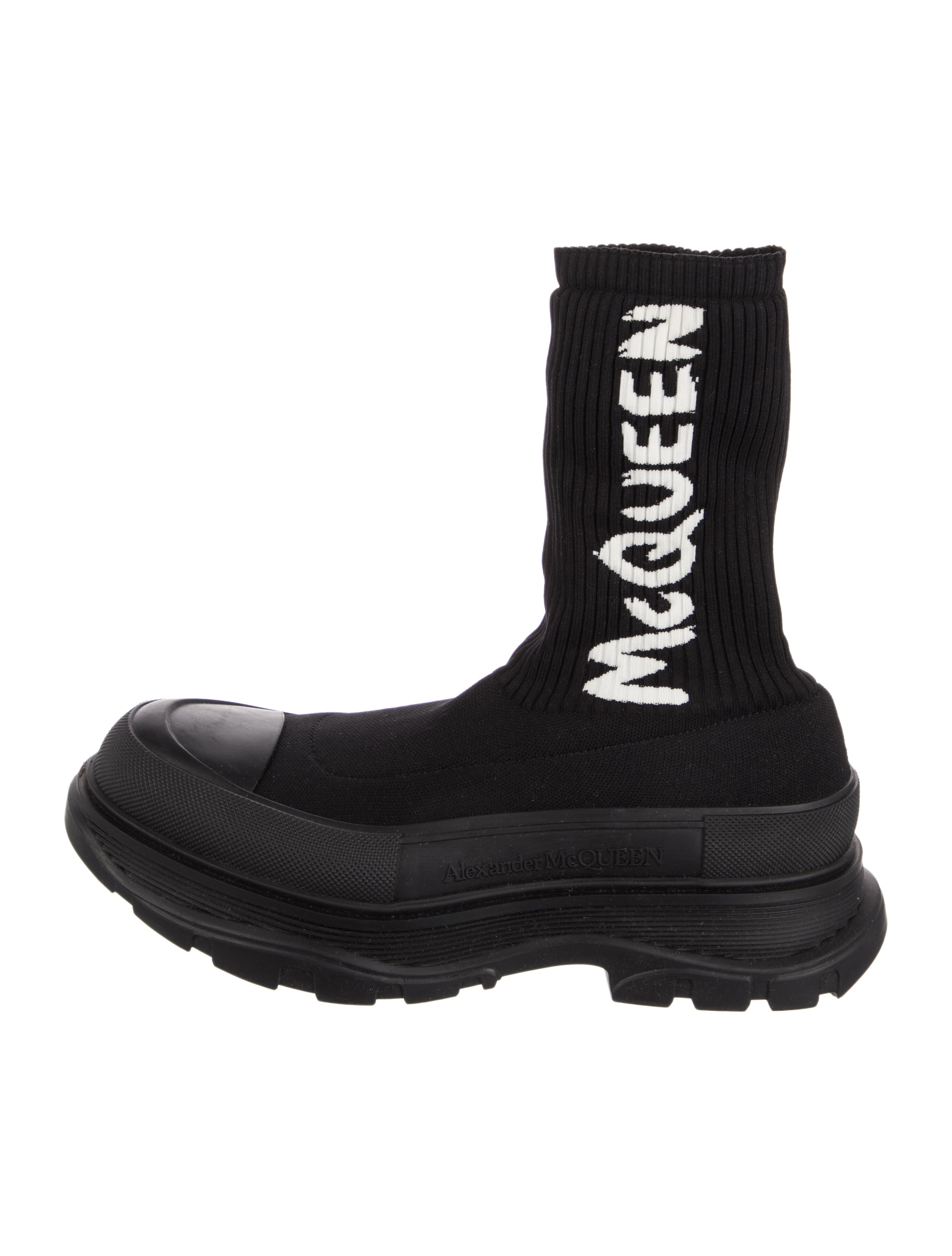 Alexander McQueen Graphic Print Sock Sneakers