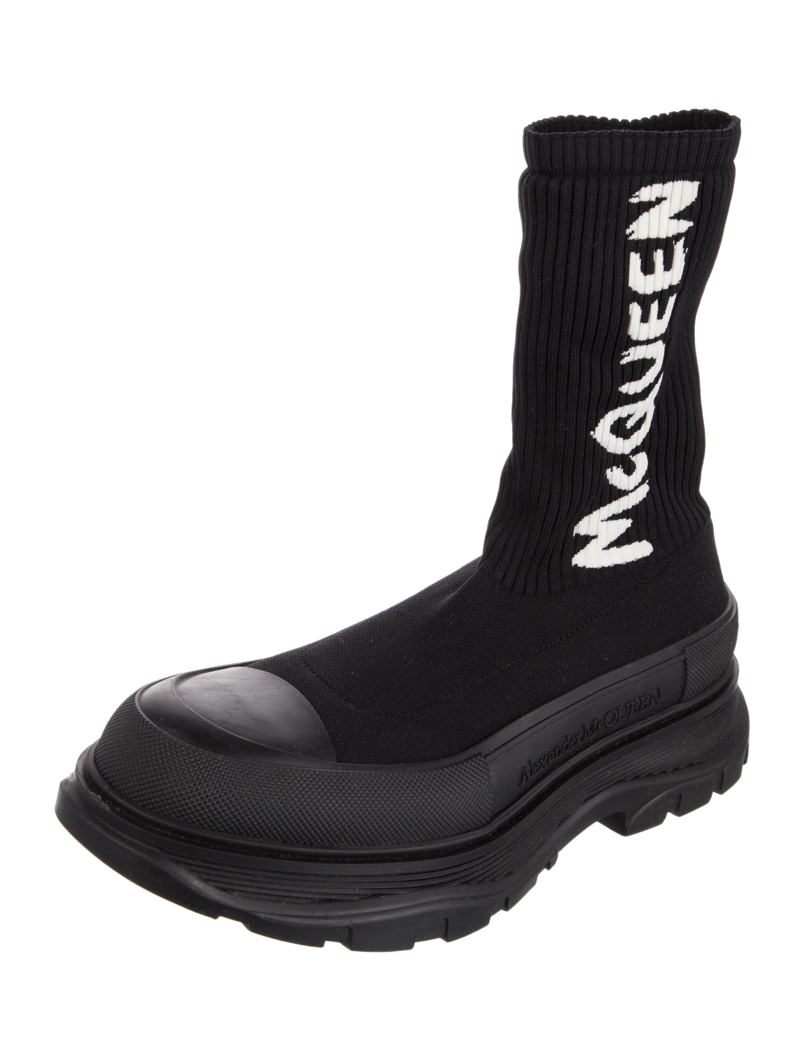 Alexander McQueen Graphic Print Sock Sneakers