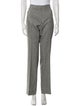 Alexander McQueen Virgin Wool Straight Leg Pants