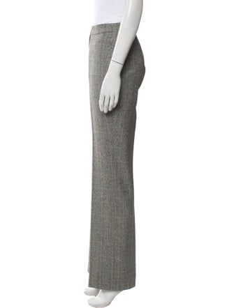 Alexander McQueen Virgin Wool Straight Leg Pants