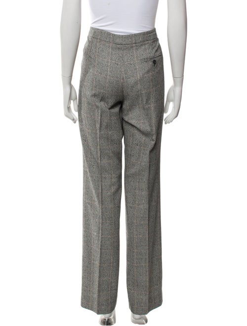 Alexander McQueen Virgin Wool Straight Leg Pants