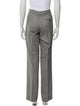 Alexander McQueen Virgin Wool Straight Leg Pants