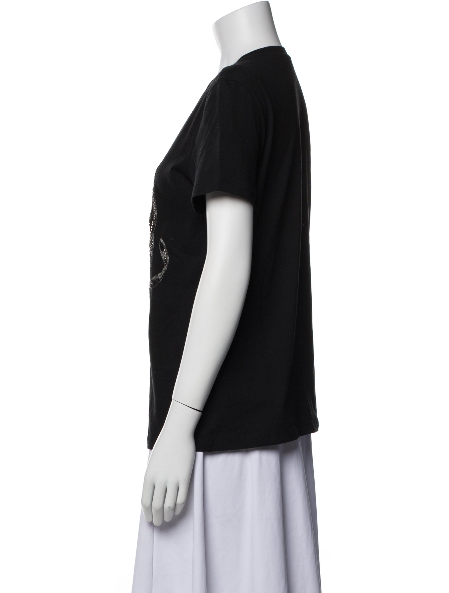 Alexander McQueen Graphic Print Crew Neck T-Shirt
