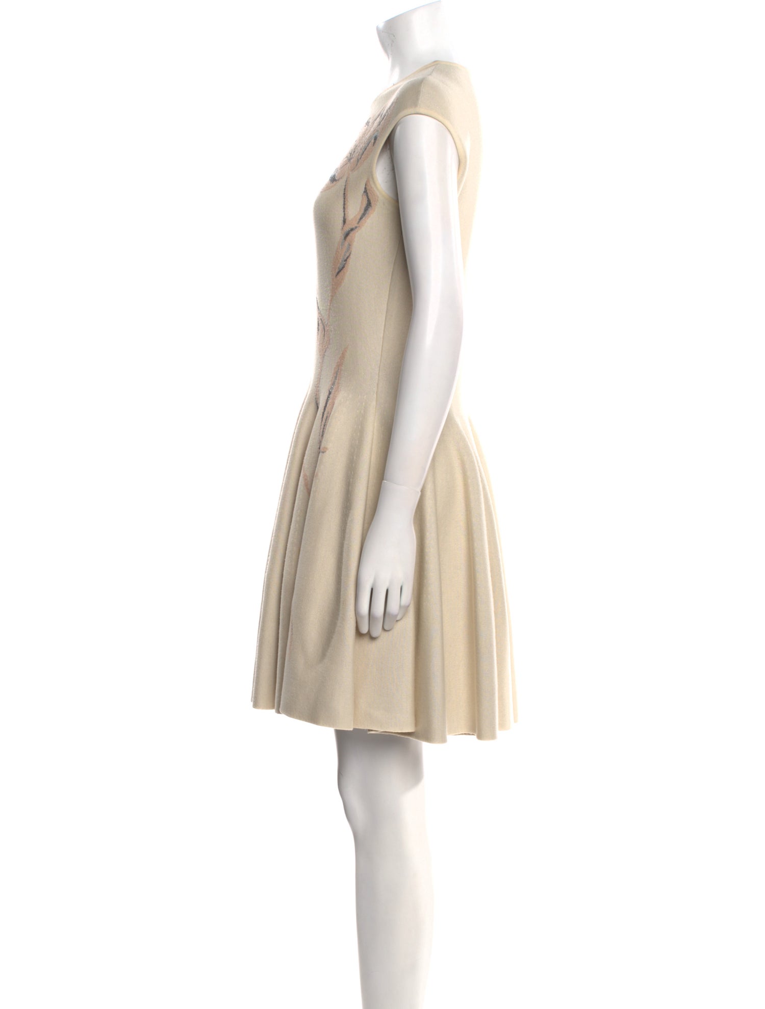 Alexander McQueen Wool Mini Dress