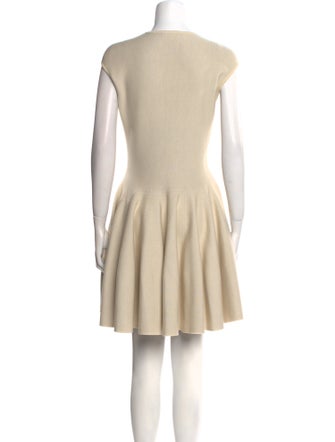 Alexander McQueen Wool Mini Dress