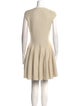 Alexander McQueen Wool Mini Dress