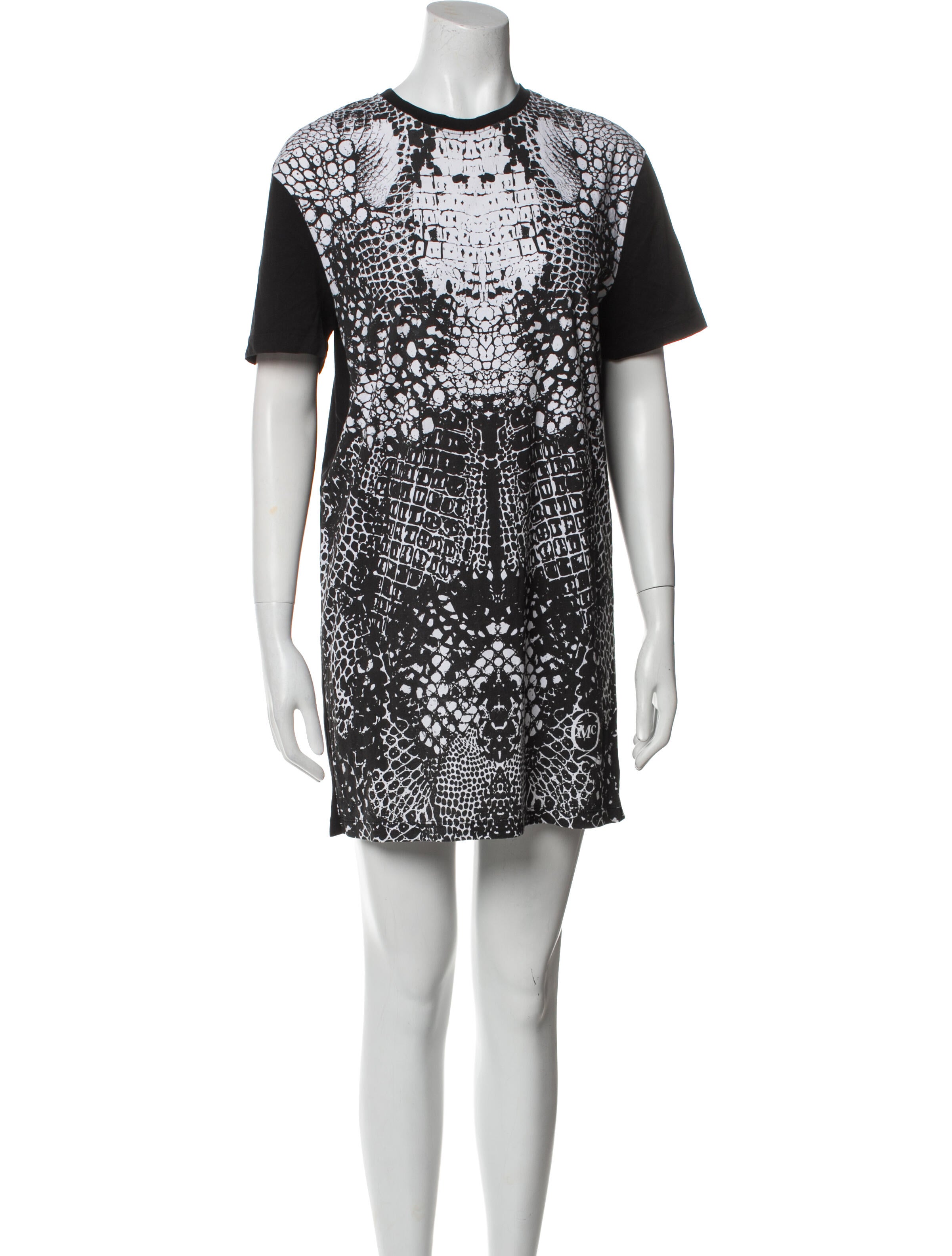 Alexander McQueen Crew Neck Mini Dress