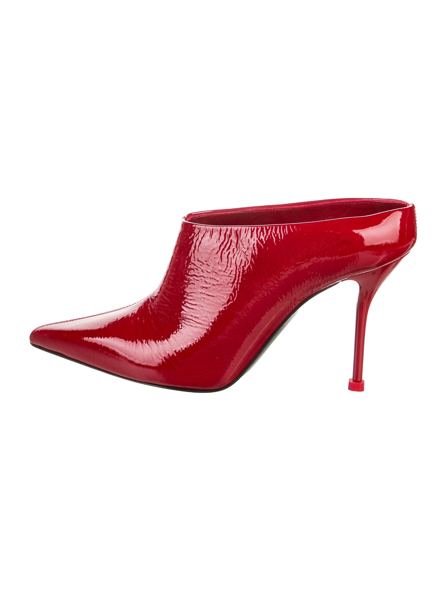 Alexander McQueen Patent Leather Mules