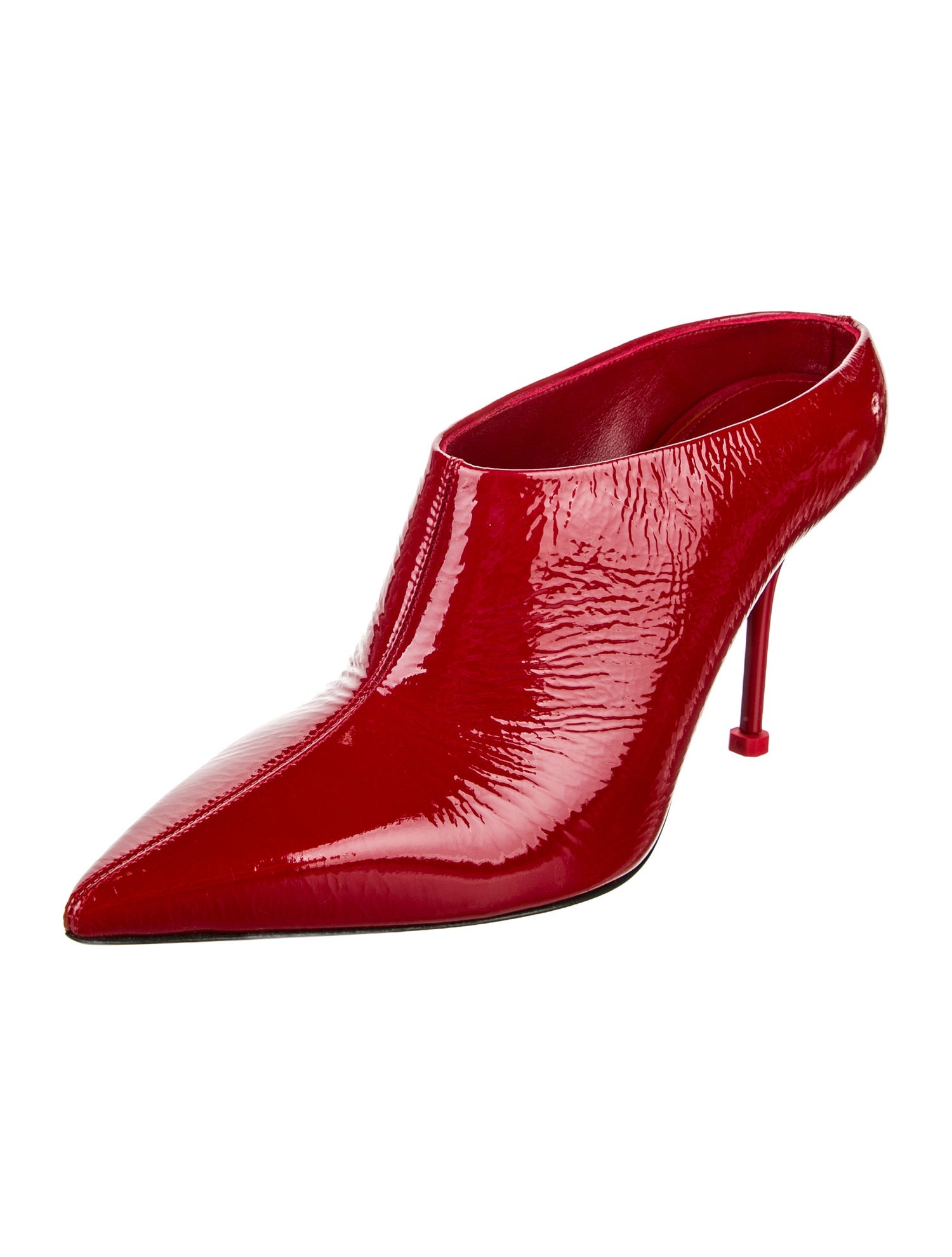 Alexander McQueen Patent Leather Mules