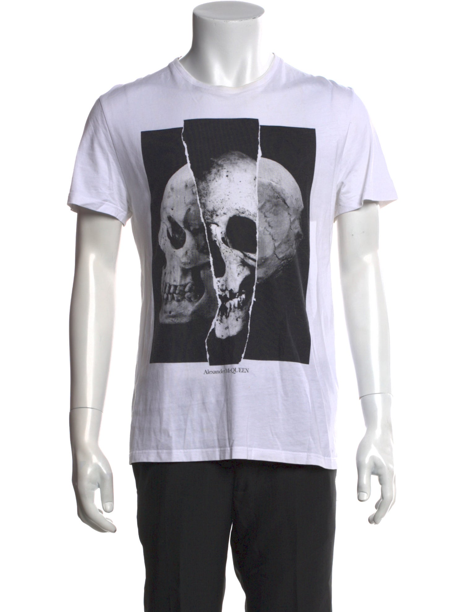 Alexander McQueen Graphic Print Crew Neck T-Shirt