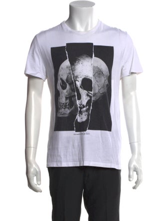 Alexander McQueen Graphic Print Crew Neck T-Shirt