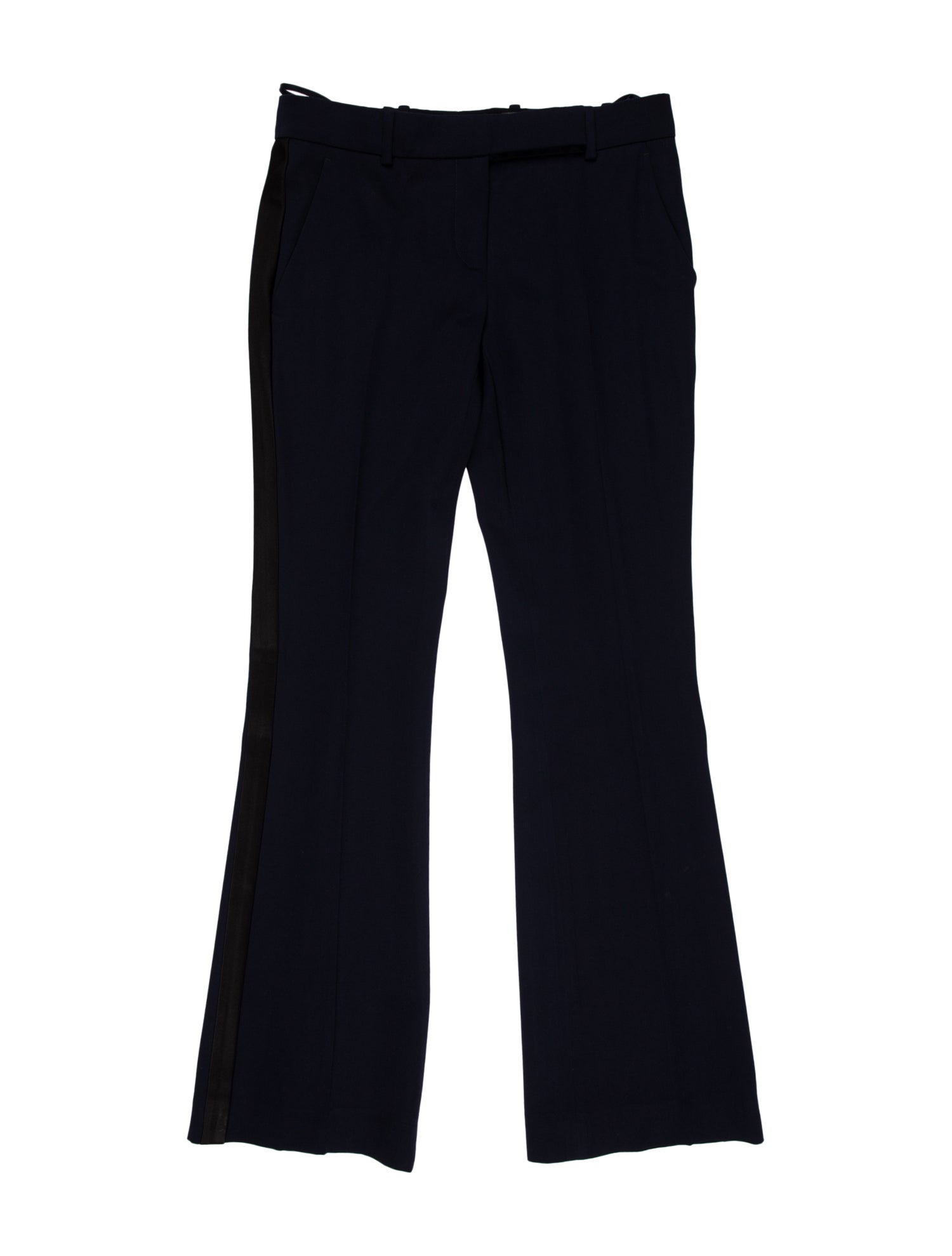 Alexander McQueen Virgin Wool Wide Leg Pants