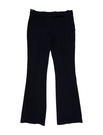 Alexander McQueen Virgin Wool Wide Leg Pants