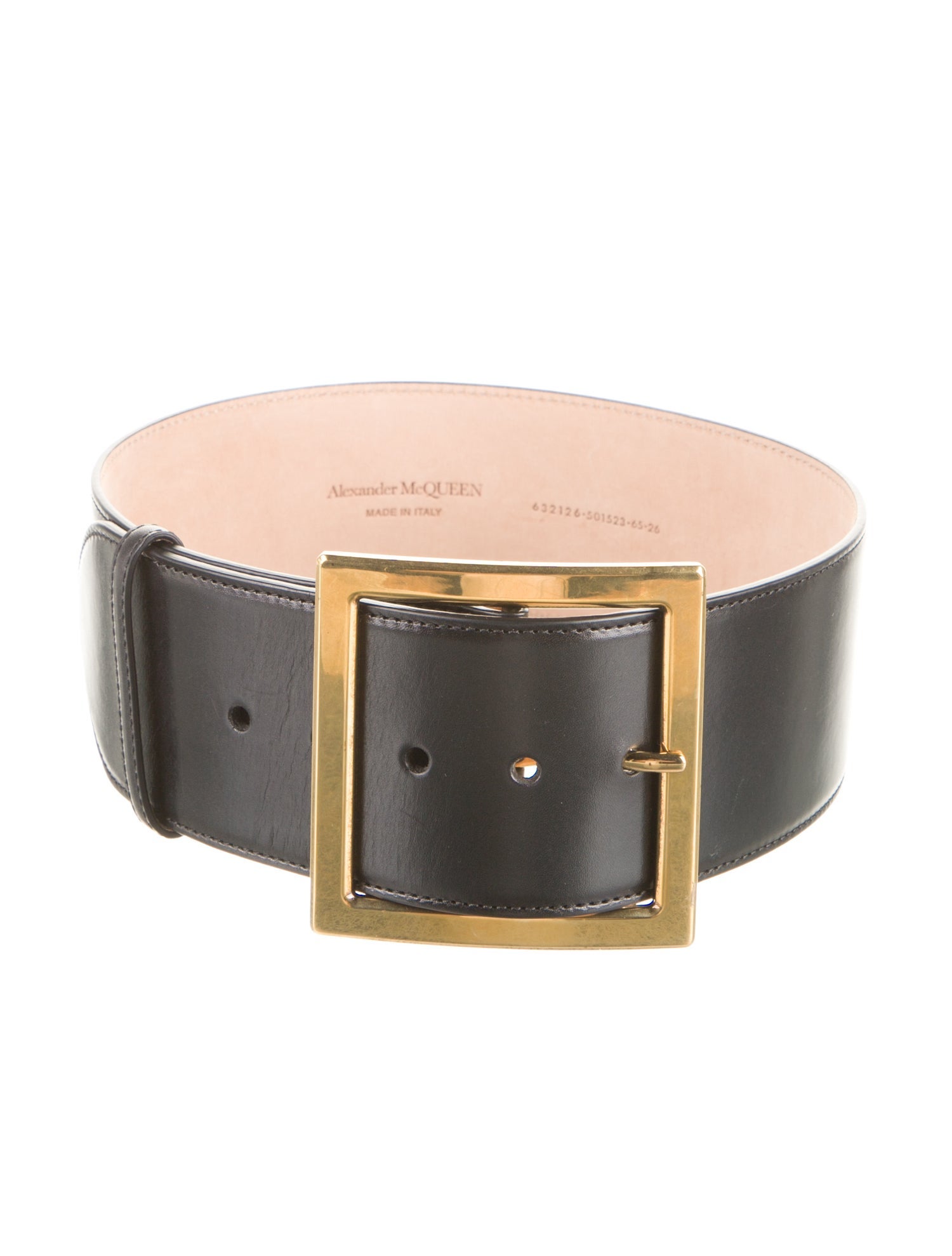 Alexander McQueen Leather Waist Belt