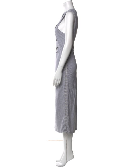 Alexander McQueen Graphic Print Long Dress