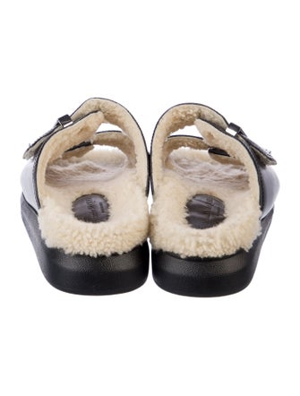 Alexander McQueen Leather Slides