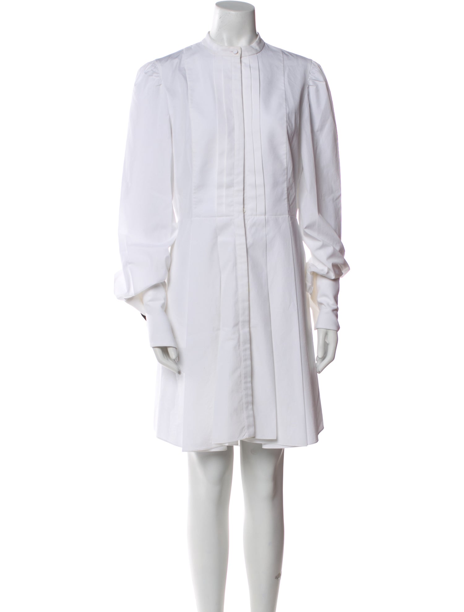 Alexander McQueen Mock Neck Mini Dress