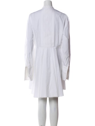 Alexander McQueen Mock Neck Mini Dress