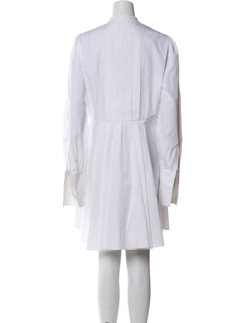 Alexander McQueen Mock Neck Mini Dress