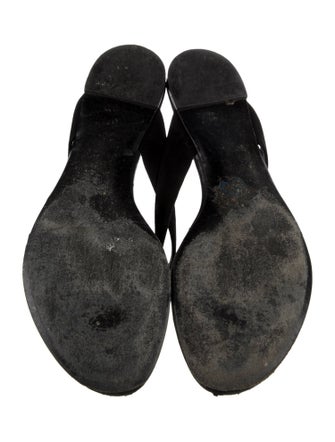 Alexander McQueen Skull Leather Flip Flops