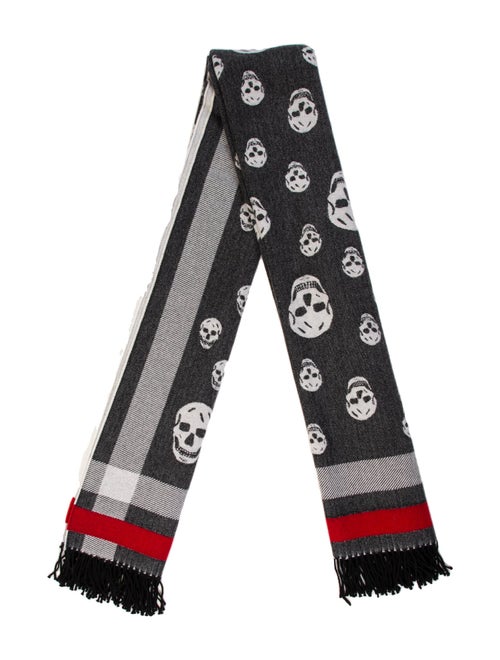Alexander McQueen Wool Printed Scarf