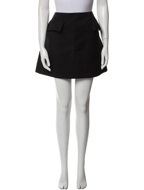 Alexander McQueen Wool Mini Skirt